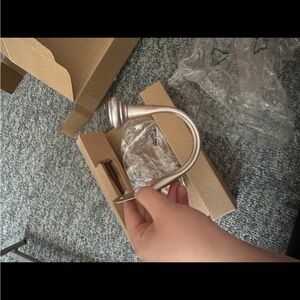 Elegant Silver Curtain Holdback